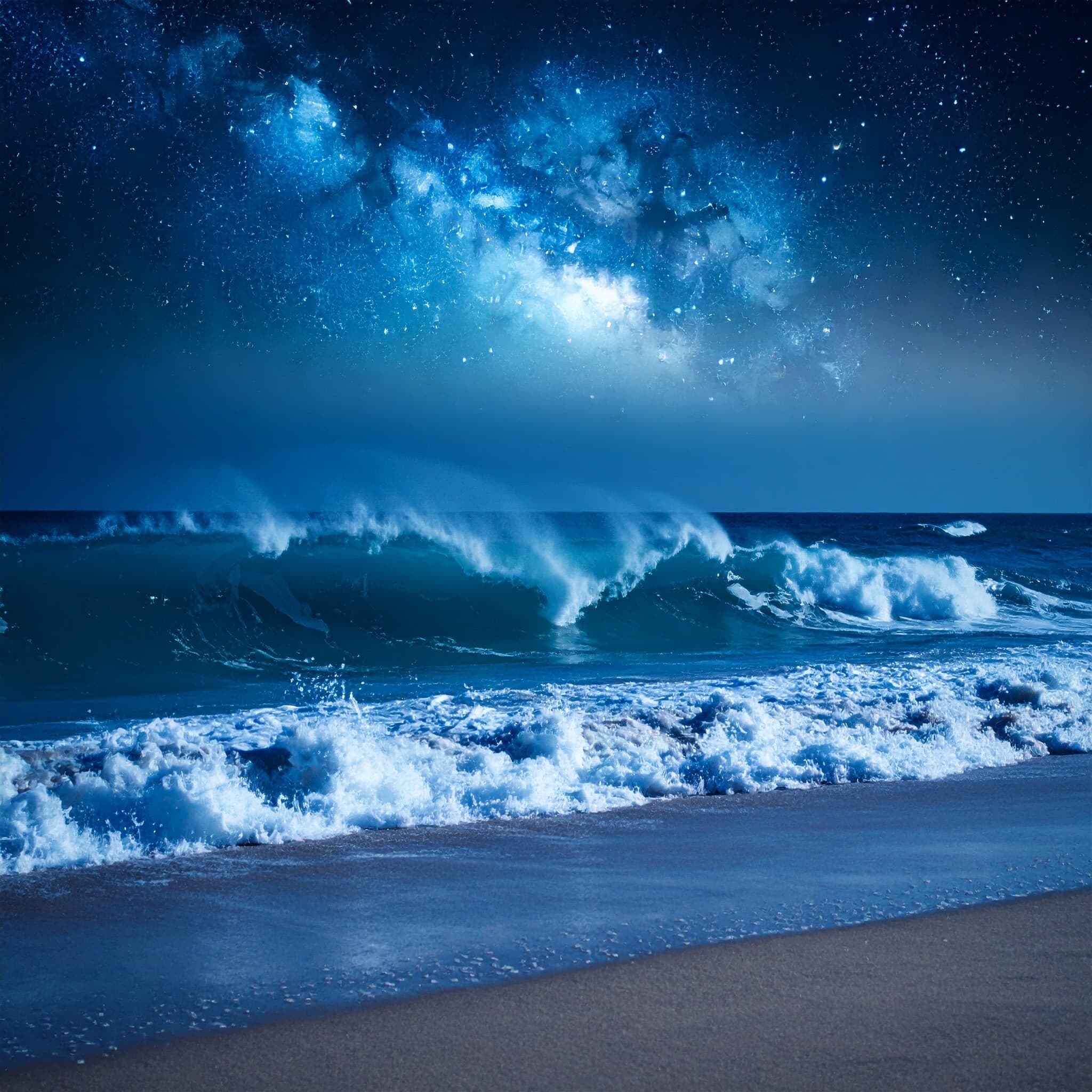 Moonlight Tide: A Nocturnal Ocean Soundscape