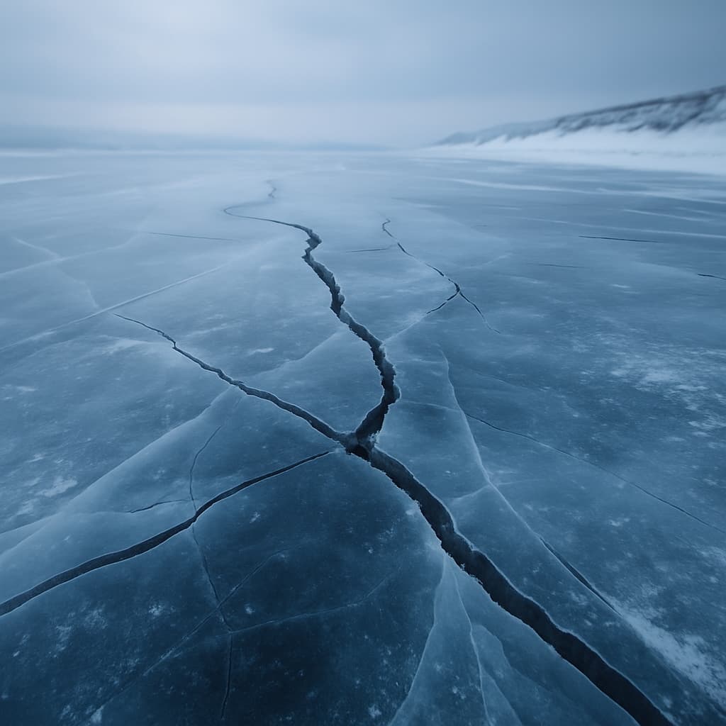 Frozen Lake Ambience & Arctic Wind – Calming Winter Soundscape for Sleep & Relaxation