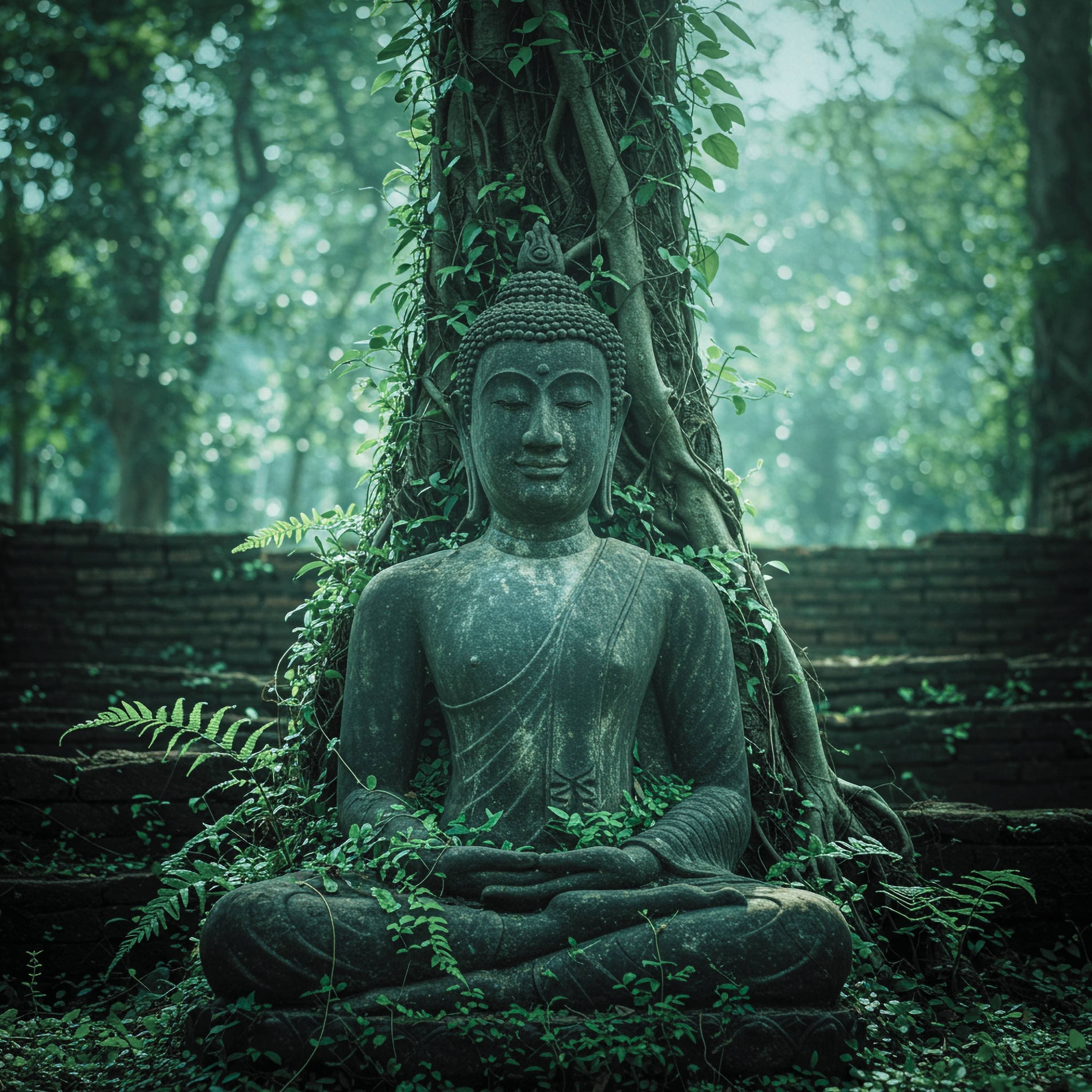 Flute with Rain & Distant Thunder for Sleep